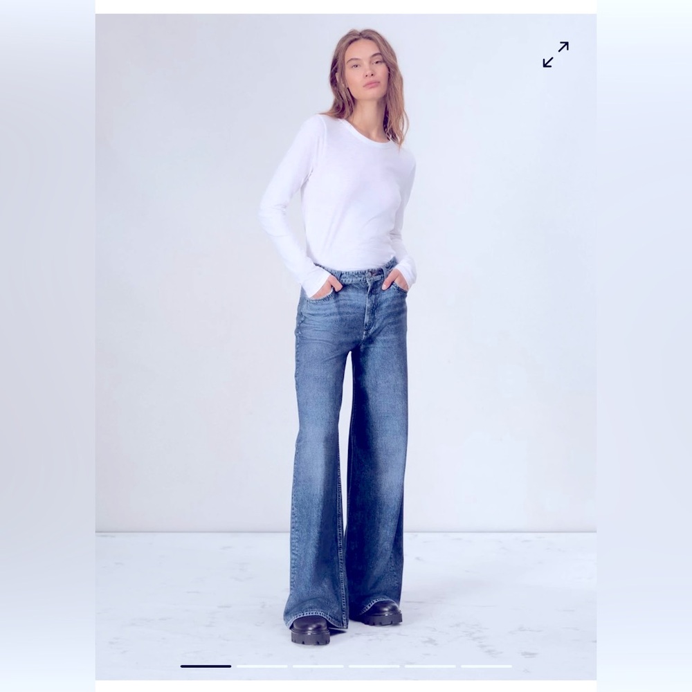 Rag & Bone Miramar Sophie Full Length Wide Leg Pants